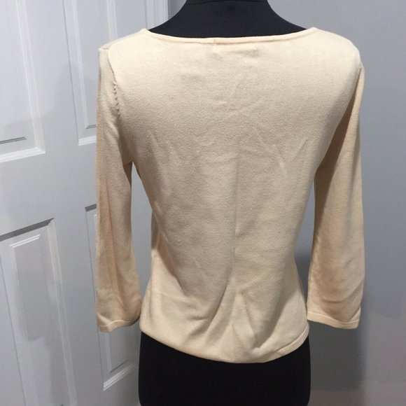 Kate Hill Knit Long Sleeve Small, Scoop Neck - Picture 4 of 7